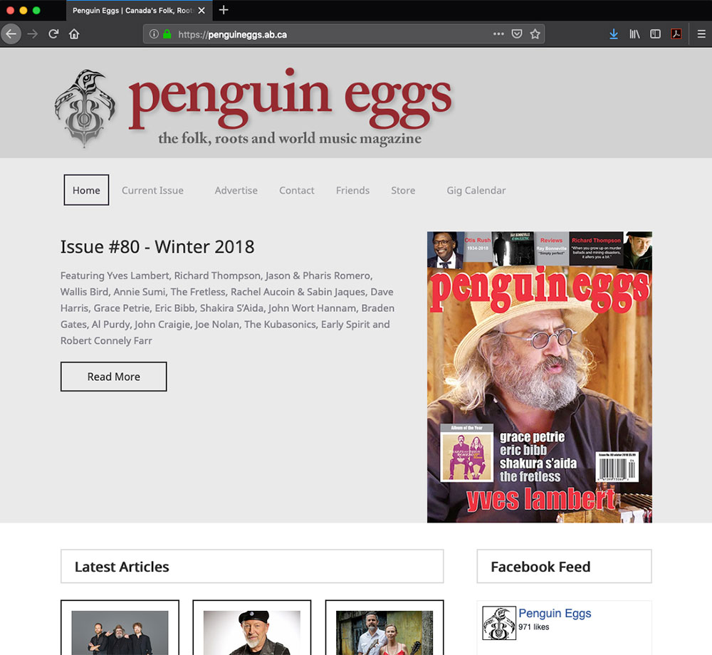 Penguin Eggs - the folk, roots and world music magazine